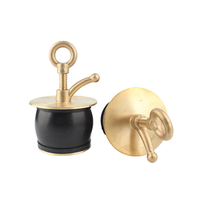 MARINE Brass Scupper Plugs Deck Drain Plug With Hole Neoprene Seal Rubber Tube 85-110mm Ship <b>Yacht</b> Boat Hardware Brass Drain Plu - Product Image 5