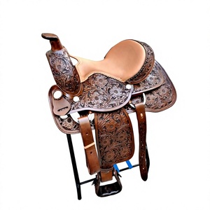 Silla de montar inglesa de madera con cuero para caballo, equipo de equitación para adultos, la mejor calidad internacional, venta al por mayor - Product Image 1
