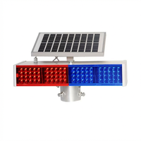 Feux de signalisation solaires clignotants réfléchissants en gros pour usine, étanches IP65, boîtier en aluminium pour la sécurité routière et de chantier