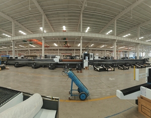 เครื่องตัดท่อด้วยเลเซอร์ CNC แบบอัตโนมัติ6เมตรเครื่องตัดท่อเจาะรูกลมโค้งรูปตัววีเป็นรูหยัก - Product Image 6