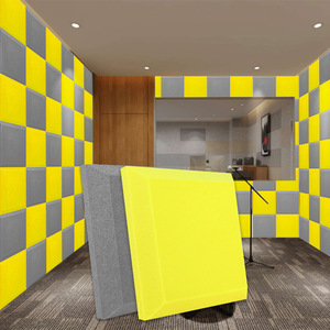 Panneaux acoustiques insonorisants écologiques ignifuges et résistants aux flammes pour studio d'enregistrement KTV, 30*30 cm, export - Product Image 3