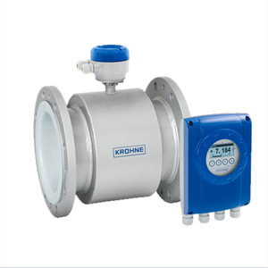 เครื่องวัดการไหลของของเหลว KROHNE แบบแม่เหล็ก DN250 250 มม. 10 นิ้ว เครื่องวัดการไหลแบบแม่เหล็ก OPTIFLUX4050 เซ็นเซอร์วัดการไหลแบบแม่เหล็ก - Product Image 2