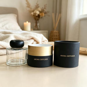 Luxuriöses Leeres Duftglas-Flaschenset, Transparente 100ml Diffusor-Flaschen mit Verschlüssen und Box, Reed-Diffusor - Product Image 4