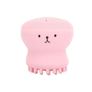 Cute Little Octopus Face Wash Brush Limpiador manual de brochas de maquillaje de silicona que no dañará tu piel - Product Image 5