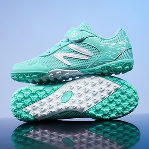 Nouvelles chaussures <span class=keywords><strong>de</strong></span> football unisexes pour enfants, basses, sans lacets, avec empeigne en mesh, semelle extérieure en caoutchouc antidérapante, pour l'entraînement, hiver et été - Product Image 4