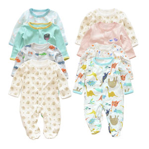 Ventes chaudes de barboteuses pour bébés, vêtements en stock, lot de vêtements pour bébés, vêtements pour bébés en vrac, barboteuse magnétique - Product Image 1