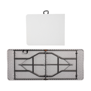 <span class=keywords><strong>Table</strong></span> <span class=keywords><strong>rectangulaire</strong></span> en HDPE étanche pour 10 <span class=keywords><strong>personnes</strong></span> pour banquets en plein air - Product Image 2