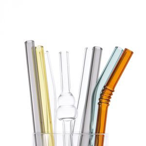 Ensemble de <span class=keywords><strong>paille</strong></span> en verre transparent <span class=keywords><strong>à</strong></span> haute teneur en borosilicate, résistant <span class=keywords><strong>à</strong></span> <span class=keywords><strong>la</strong></span> chaleur et durable, résistant aux rouges <span class=keywords><strong>à</strong></span> lèvres, <span class=keywords><strong>paille</strong></span> de jus non jetable - Product Image 1