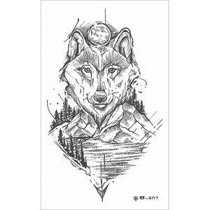 Venta al por mayor o personalizado medio brazo cuerpo tatuaje para hombres Animal semipermanente tatuaje pegatina último medio <span class=keywords><strong>mes</strong></span> - Product Image 4