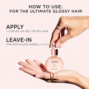 Brillo y nutrición para el cabello con ácido hialurónico y ácido glicólico. <span class=keywords><strong>Gotas</strong></span> de brillo y aceite capilar anti-frizz Gloss Absolu Glaze Drops. - Product Image 4
