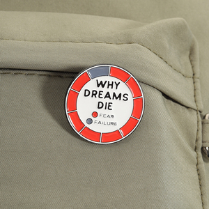 Spille in Smalto 'Journey of Self-Discovery', Stile Biglietto 'Non Ho Incontrato Ancora Tutta Me Stessa', Spilla da Bavero, Gioielli all'Ingrosso - Product Image 3