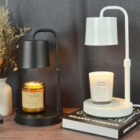 Lampe chauffe-cire électrique en gros avec minuterie, brûleur d'arômes à changement de lumière 35W, verre à intensité variable, vente en gros