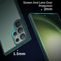 Nouvelles Coques de Téléphone Anti-Choc Rigides Magnétiques en PC et TPU Mat en Gros pour Samsung Galaxy S24 S23 S26 Ultra Plus
