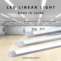 Barre lumineuse LED en aluminium pour PC, haute luminosité, IP44, dimmable, 9W-48W, température de couleur 2700K-6500K