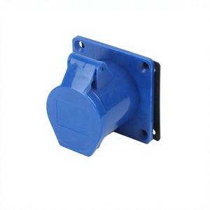 Nuoqiya IP44 Wasserdichter Messing 3-Poliger Industriestecker und -Steckdose 16A 220V Unterputz-Montage CE-zertifiziert für - Product Image 2