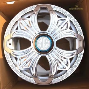 168 Rines Personalizados de una Pieza de 20-26 Pulgadas para Corolla, Rines Forjados para Rolls Royce, Tesla, Mercedes-Benz G550, Rines American Force - Product Image 1