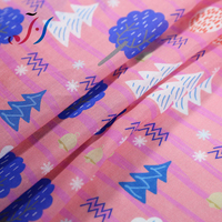Tissu d'habillement en bambou-coton tissé doux, respirant, certifié Oeko-Tex, acceptant l'impression numérique personnalisée, vente directe d'usine, filles, garçons