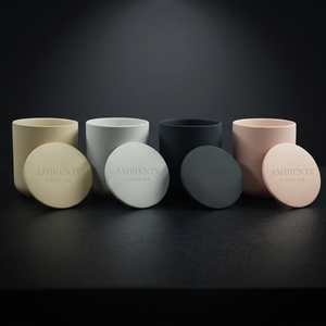 Support de bougie en céramique personnalisé, rond et creux, fait main, accessoire de décoration intérieure, fabricant en gros - Product Image 1