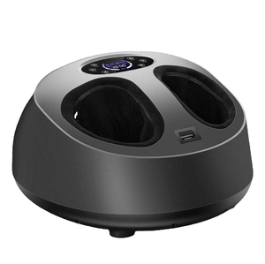 Masseur de pieds électrique WayOne avec rouleaux chauffants, télécommande sans fil et airbag pour la circulation sanguine et la relaxation - Product Image 1