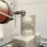 Robot de sculpture CNC automatique à 7 axes pour statues de Bouddha en marbre, fabrication 5D de monuments en granit, sculpture de sculptures en pierre, machine de gravure 3D