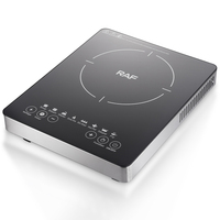 Cuisinière à induction RAF 2200W Cuisinière électrique portable Table de cuisson à commande tactile avec minuterie et protection contre la surchauffe pour la cuisine à domicile