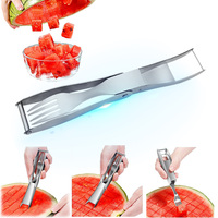 Trancheuse manuelle multifonctionnelle en acier inoxydable 304, 2 en 1, pour fruits et légumes, gadgets de cuisine