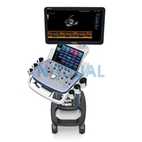 Sistema veterinario Mindray Vetus 5, equipo basado en carro, máquina de ultrasonido Doppler a color, escáner