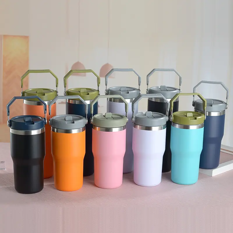 Yeway copo tumbler cafe nuovo stile coperchio In plastica coperchio tazza da caffè da viaggio bicchieri In acciaio inossidabile all'ingrosso alla rinfusa