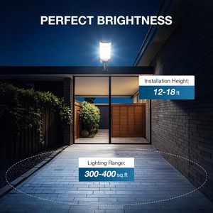 Solar Street <strong>Light</strong> All-In-One IP66 Waterproof 600W Integrated Motion Sensor <strong>Dusk</strong> <strong>to</strong> <strong>Dawn</strong> Remote Control Outdoor Street <strong>Light</strong> - Product Image 5