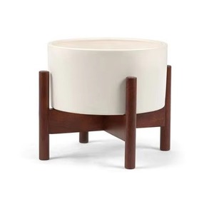 Pot de fleurs en résine légère de qualité export, résistant aux UV, décoratif, pour patio, jardin, intérieur, disponible à la vente - Product Image 1