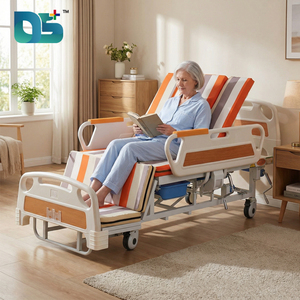 سرير فحص طبي قابل للطي بخمس وظائف وعجلات جانبية و4 عجلات دوارة مع وعاء للمرحاض بأسعار رخيصة - Product Image 5