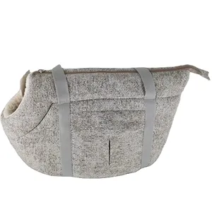 Beliebte Haustier-Trage tasche High Density Foam Hunde träger Anti-Rutsch-Boden Haustier-Tasche mit Reiß verschluss