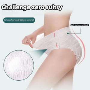 使い捨て可能な大人用おむつパンツソフト弾性ウエストバンドプリント特徴と快適 - Product Image 5