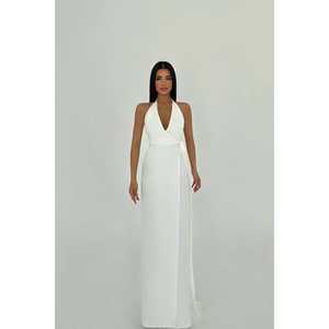 Robe de mariée blanche à nouer - Product Image 2