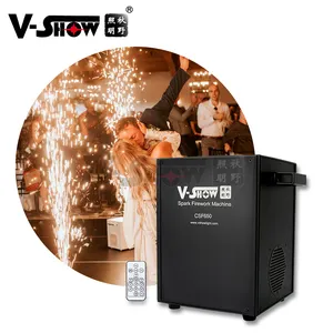 DMX Từ Xa 650 Wát Mini DMX Tia Lửa Lạnh Máy Đám Cưới Lạnh Pyrotechnics Đài Phun Nước Sparkler Máy