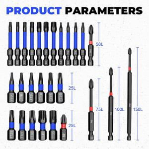 Industrial Grade <b>Screwdriver</b> <b>Set</b> Torx Socket Adapter Electronics Repair Maintenance Hand Tool Kit OEM Customization 46PCS 46pcs - Product Image 4