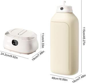 Machine à vapeur pliable pour l'entretien des vêtements, séchoir domestique, stérilisation, anti-acariens, séchage et repassage, pour usage domestique avec presse suspendue - Product Image 4