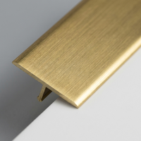 Profilé de transition en métal pour carrelage, bande de finition en forme de T pour coins en céramique, personnalisable