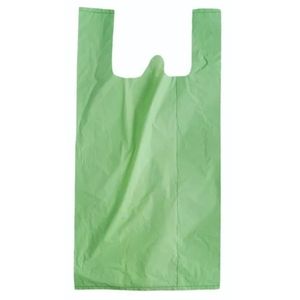 Sac fourre-tout réutilisable en plastique d'amidon de maïs biodégradable compostable écologique durable 100% emballage en plastique réutilisable - Product Image 1