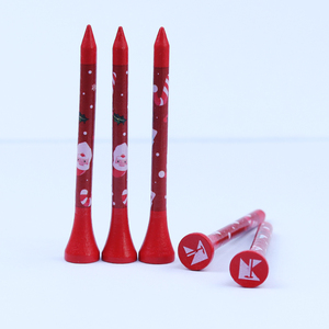 Tés de <span class=keywords><strong>golf</strong></span> en bois incassables de 42/54/70/83mm en bambou/noir avec équipement d'accessoires imprimés de logo personnalisé - Product Image 1