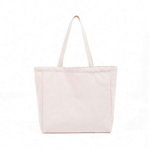 Sac fourre-tout en toile de coton écologique personnalisé pour femme, vente en gros - Product Image 3