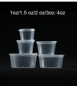 3oz nước sốt <span class=keywords><strong>container</strong></span> bản lề Bìa nhỏ nước sốt Cốc dùng một lần súp thực phẩm súp thực phẩm <span class=keywords><strong>container</strong></span> cốc nhỏ - Product Image 3