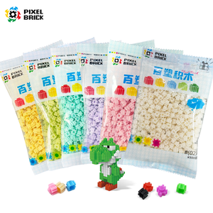 Blocs de construction électroniques de 6 mm, ensemble de blocs de construction, boîte individuelle, couleurs pastel macaron, matériau <span class=keywords><strong>ABS</strong></span>, jouet éducatif pour enfants - Product Image 4