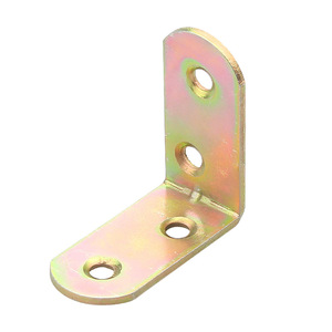 Support en fer à angle droit en acier au carbone plaqué en forme de L pour le support de meubles de placard - Product Image 3