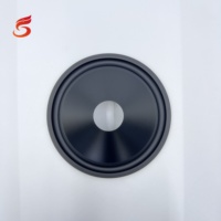 Subwoofer 6.5 inci PP kerucut surround karet kertas kerucut
