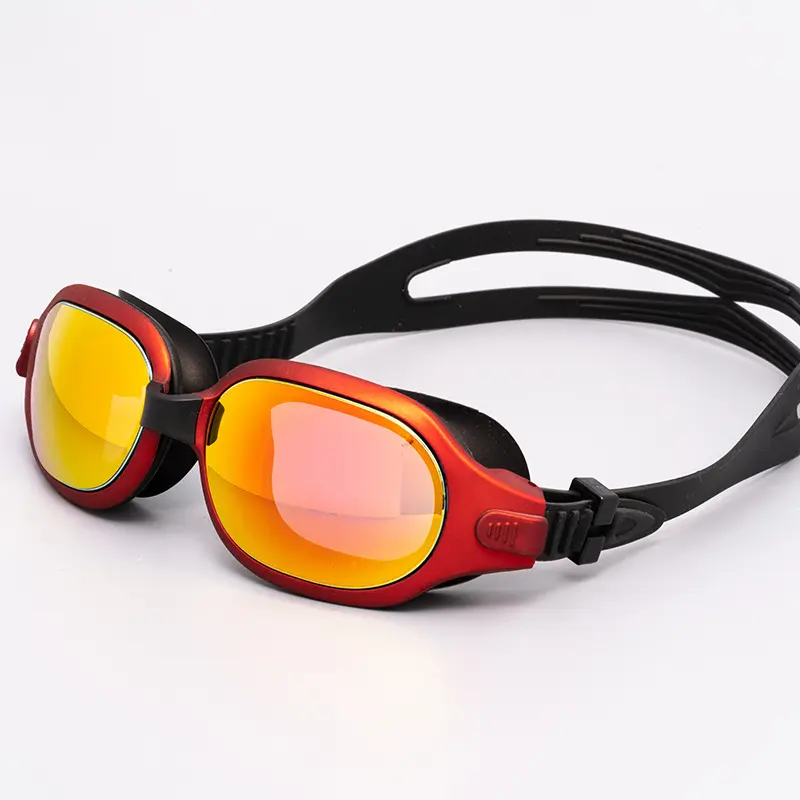 Özel Logo profesyonel yetişkin yüzme havuzu hiçbir sızıntı Anti sis UV koruma silikon yüzmek gözlük yüzme gözlükleri