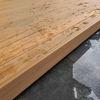 Planches de terrasse en WPC imperméables pour l'extérieur, durables, pour balcon et piscine