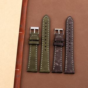 Vintage Distressed Echtleder-Uhrenarmband 18/20/22mm - Anpassbares Band für Retro Mechanische Dress-Uhren - Product Image 2