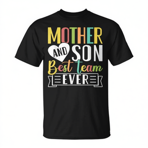 Camiseta a juego para madre e hijo, el mejor equipo de todos los tiempos, conjunto familiar - Product Image 2