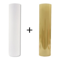 Rouleau de vinyle thermocollant PU éco-solvant 50 cm imprimable par imprimante UV, film haute température pour vêtements et t-shirts